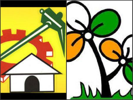 టీఎంసీ దౌర్జన్యం: బలవంతంగా టీడీపీ ఆఫీస్ ఆక్రమణ!