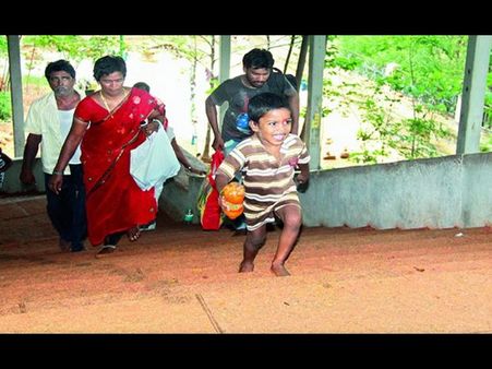  50 నిమిషాల్లో బుడుతడు తిరుమల కొండెక్కాడు