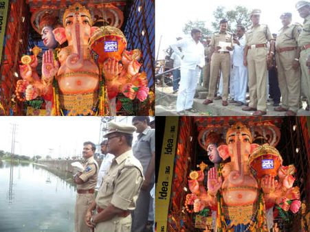 ఖైరతాబాద్‌లో ఎంపీ కవిత, ఆనంద్ పరిశీలన (పిక్చర్స్)