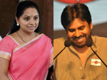 మేకప్, ప్యాకప్: పవన్‌ కళ్యాణ్‌పై కల్వకుంట్ల కవిత