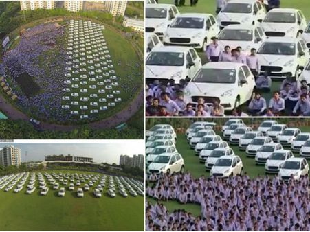 దీపావళి: ఉద్యోగులకు కార్లు, ఇళ్లు ఇచ్చిన వ్యాపారి
