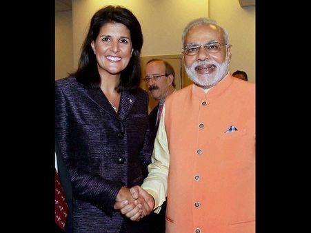 నలభై ఏళ్ల తర్వాత భారత్‌కు నిక్కీ హేలీ (ఫోటోలు)