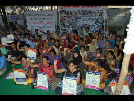 50వ రోజుకి చేరిన జూడాల ఆందోళన (ఫోటోలు)