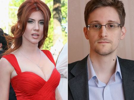 పెళ్లాడ్తావా: స్నోడెన్‌ను బుట్టలో వేసేందుకు సెక్సీ 'రష్యన్' స్పై