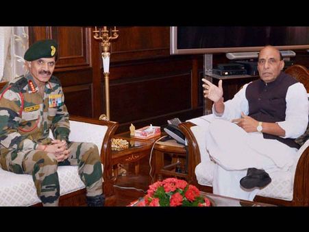 హోం మంత్రిని కలిసిన ఆర్మీ చీఫ్: త్వరలో 'ఆపరేషన్ ఆలౌట్' ప్రారంభం