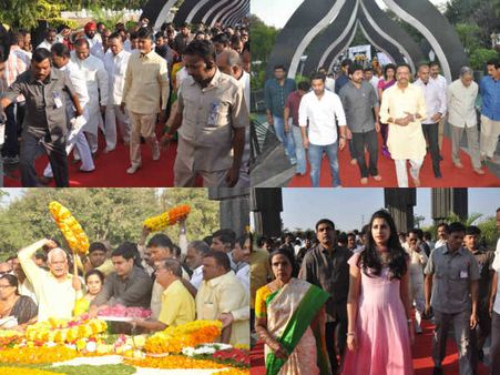 హరితో జూఎన్టీఆర్: ఫ్యామిలీతో బాబు, లక్ష్మీపార్వతి వేరుగా(పిక్చర్స్)