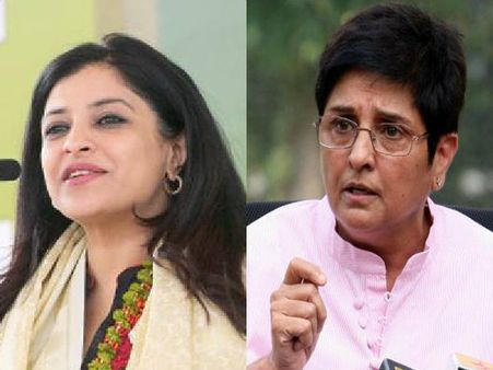 కేజ్రీవాల్‌కు షాజియా, కిరణ్ షాక్: బీజేపీ గెలుపు నల్లేరు మీద నడక!