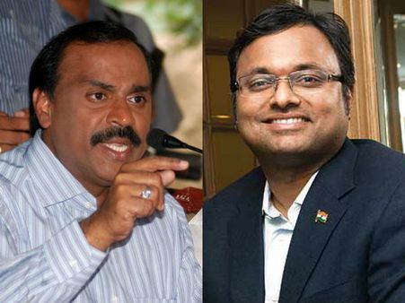 జైలు నుంచి గాలి జనార్ధన్ విడుదల: చిదంబరం కుమారుడికి నోటీసులు