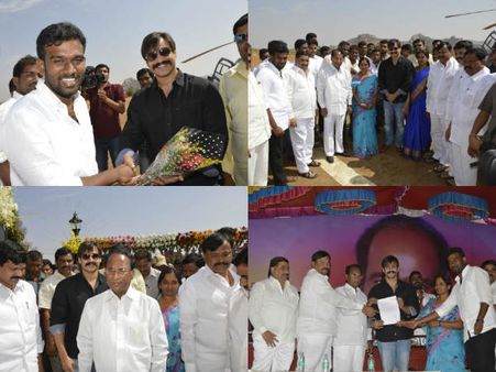 పరిటాల హత్య కుట్ర: కోడెల, వివేక్ ఒబెరాయ్ గ్రామం దత్తత(పిక్చర్స్)