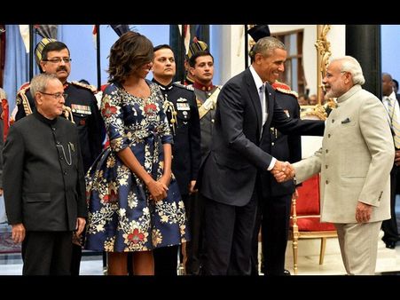 రాష్ట్రపతి విందు: 'మోడీ కుర్తా వేసుకోవాలని ఉంది' (ఫోటోలు)