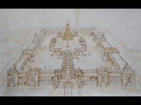 సీఎం రివ్యూ: యాదగిరి గుట్ట కొత్త డిజైన్ ఇదే(ఫోటోలు)