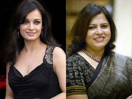 థెరిస్సా ఇష్యూ: బీజేపీ మీనాక్షి, నటి దియామీర్జాల మధ్య వాగ్వాదం