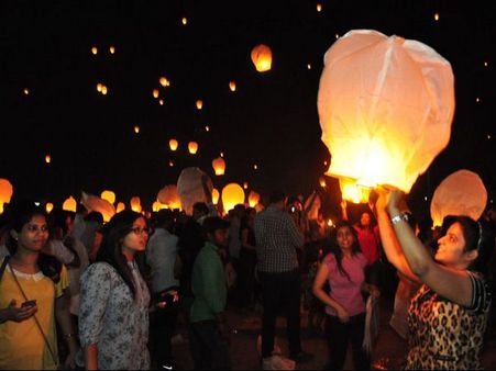 కన్నులపండవగా స్కైలాంతర్ల ఉత్సవం (ఫోటోలు)