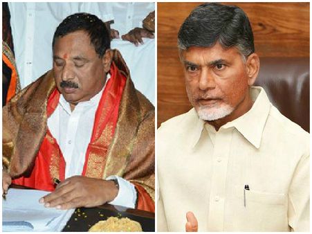 ఊరుకోం: మంత్రి, తమిళనాట బాబు పటాన్ని చెప్పులతో కొట్టారు