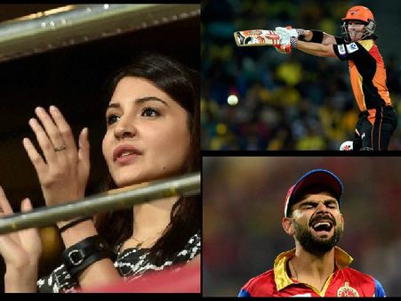 కోహ్లీ దంచి కొట్టినా అనుష్క దిగాలు (పిక్చర్స్)