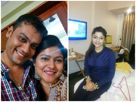 ఎయిర్ హోస్టెస్ హత్య: పరారీలో భర్త ఫ్యామిలీ, టెక్కీపై కేసు(పిక్చర్స్)