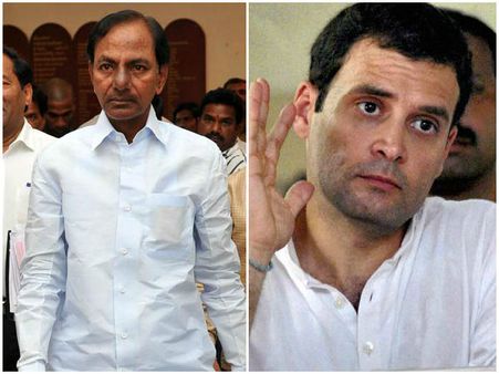 కేసీఆర్‌పై రాహుల్ గాంధీ ఎఫెక్ట్: జాతీయ మీడియాలో 'గజ్వెల్'