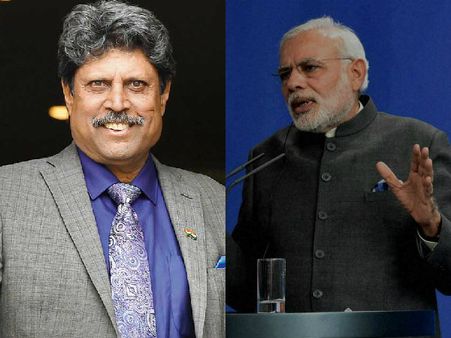 మోడీతో భేటీ: ప్రధానమంత్రి సహాయ నిధికి కపిల్‌ దేవ్‌ విరాళం