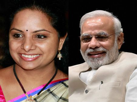 మాట మారుతోంది, మెలిక: మోడీ పిలిస్తే కవిత సిద్ధం