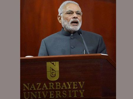 మీ ప్రయత్నం మరవం: నజరబయేవ్ వర్సిటీలో మోడీ