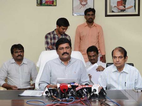 టెన్త్‌ సప్లిమెంటరీ ఫలితాలు విడుదల చేసిన మంత్రి గంటా