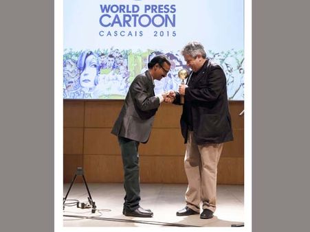 కార్టూనిస్ట్ శంకర్‌కు అంతర్జాతీయ అవార్డు: అభినందించిన వైఎస్ జగన్(ఫొటోలు)