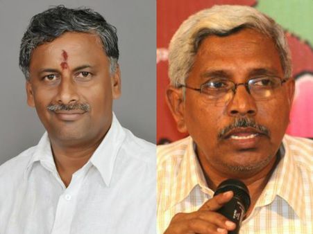 కెసిఆర్‌కు కోదండరాం ఝలక్!: బిజెపి ఎమ్మెల్యే దీక్షకు సంఘీభావం