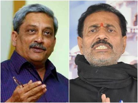 పారికర్‌తో వేణుగోపాల్, 'వెంకయ్య కొడుకు షోరూంలో కార్లు కొన్న కెసిఆర్!'