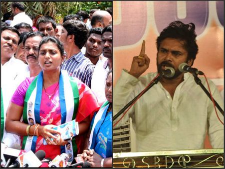 పవన్ కళ్యాణ్! రిషికేశ్వరి మాటేమిటి: ఏకేసిన రోజా, పంచెలు తడుస్తున్నాయి