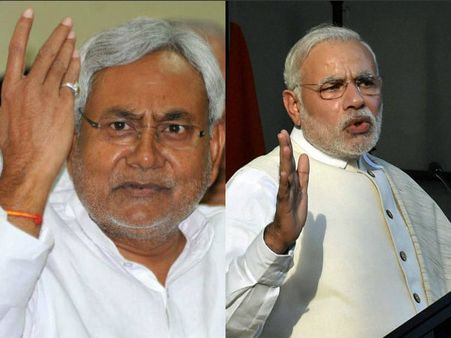 లక్షకోట్లు తిన్నదెవరు, నా లెక్కచెప్తా: నితీష్-మోడీ ఫైట్