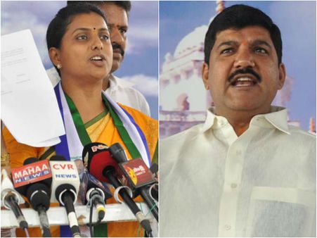 రిషితేశ్వరి ఘటనపై అసెంబ్లీలో వాగ్వివాదం: రోజా వర్సెస్ ధూళిపాళ్ల