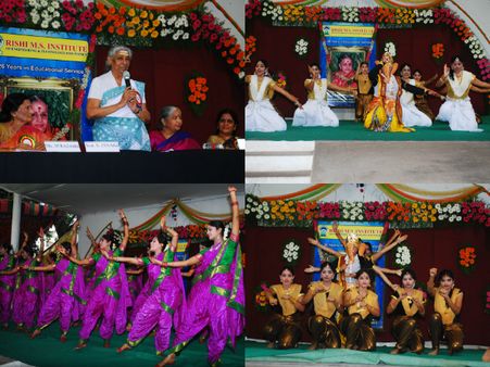 అలరించిన విద్యార్థినుల నృత్యాలు: గాయని జానకికి సత్కారం(పిక్చర్స్)