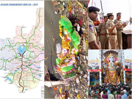 వావ్! ఖైరతాబాద్ గణేష్.. అంతా సిద్ధం, ఇదీ నిమజ్జనం రూట్ మ్యాప్ (పిక్చర్స్)