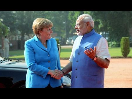 అపురూప కానుక: మెర్కెల్‌కు మోడీ కృతజ్ఞతలు
