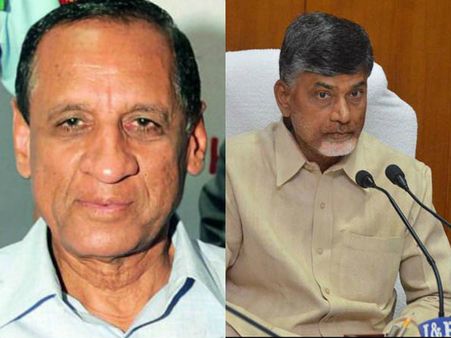 బాబు భేటీ: పిలిస్తే అమరావతి శంకుస్థాపనకు వెళ్తానన్న గవర్నర్