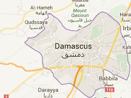 సిరియాలో రష్యన్‌ ఎంబసీపై రాకెట్ల దాడి(వీడియో)