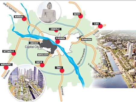 అమరావతి శంకుస్థాపనకు సర్వం సిద్ధం: చేరుకుంటున్న అతిథులు