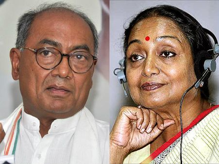 మాట తప్పిన కేసీఆర్: మీరా కుమార్, తెలంగాణ ఇచ్చింది కాంగ్రెస్సే: డిగ్గీ