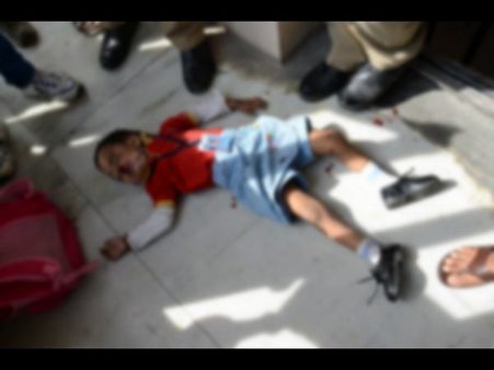 లిఫ్ట్-గోడకు మధ్య చిన్నారి తల, 20 ని.లు నరకం: ప్రిన్సిపల్ శాలిని అరెస్ట్ (పిక్చర్స్)