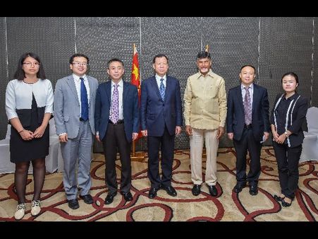 మీ స్పీడే కావాలి, ‘అమరావతి’ని అందిపుచ్చుకోండి: చైనా మంత్రితో బాబు(పిక్చర్స్)