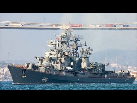 టర్కీ బోటుపై రష్యా యుద్దనౌక కాల్పులు