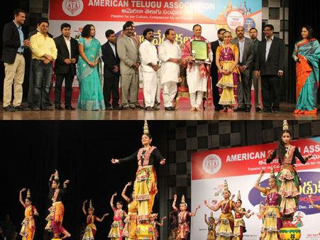 అట్టహాసంగా ఆటా వేడుకలు: కెసిఆర్‌కు విజ్ఞప్తి చేస్తానన్న మంత్రి ఇంద్రకరణ్(పిక్చర్స్)