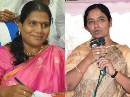 'చంద్రన్న కానుక'తో పల్లెకు అరిసె చేసిచ్చిన సునీత, కబడ్డీ ఆడిన పీతల సుజాత