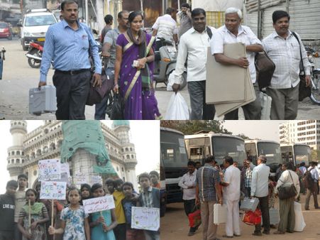 డబ్బుల పంపిణీ ఫైట్: రేపు సెలవు, గ్రేటర్ ఎన్నికకు సర్వం సిద్ధం (పిక్చర్స్)