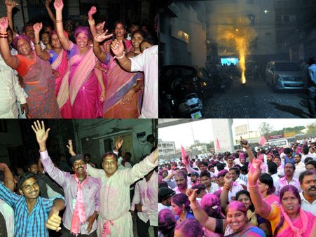 అర్ధరాత్రైనా సమస్య పరిష్కరిస్తా: డ్యాన్స్ చేసిన మంత్రి (ఫోటోలు)