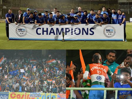 విశాఖ సెంటిమెంట్: భారత ఆటగాళ్ల సందడి, అభిమానుల ఉత్సాహం(పిక్చర్స్)