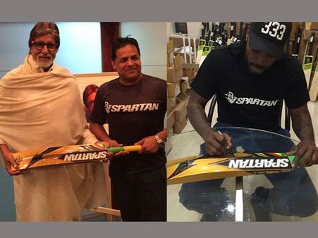 బిగ్ బీకి బ్యాట్ గిఫ్ట్: 'ఆశ్చర్యం.. గేల్ నా అభిమానా'