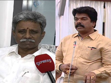 ఈవో అవినీతి ఆరోపణలు: మంత్రి మాణిక్యాలరావు, బొండా ఉమా మధ్య వాగ్వాదం