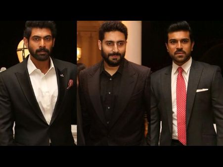 అభిషేక్ బచ్చన్‌తో డిన్నర్‌: మెరిసిన రానా, భార్యతో కలిసి రామ్ చరణ్