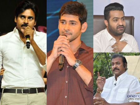 ఎపి రాజకీయాల్లో మలుపు: ఏ హీరో ఎటు, వారెటు? (పిక్చర్స్)